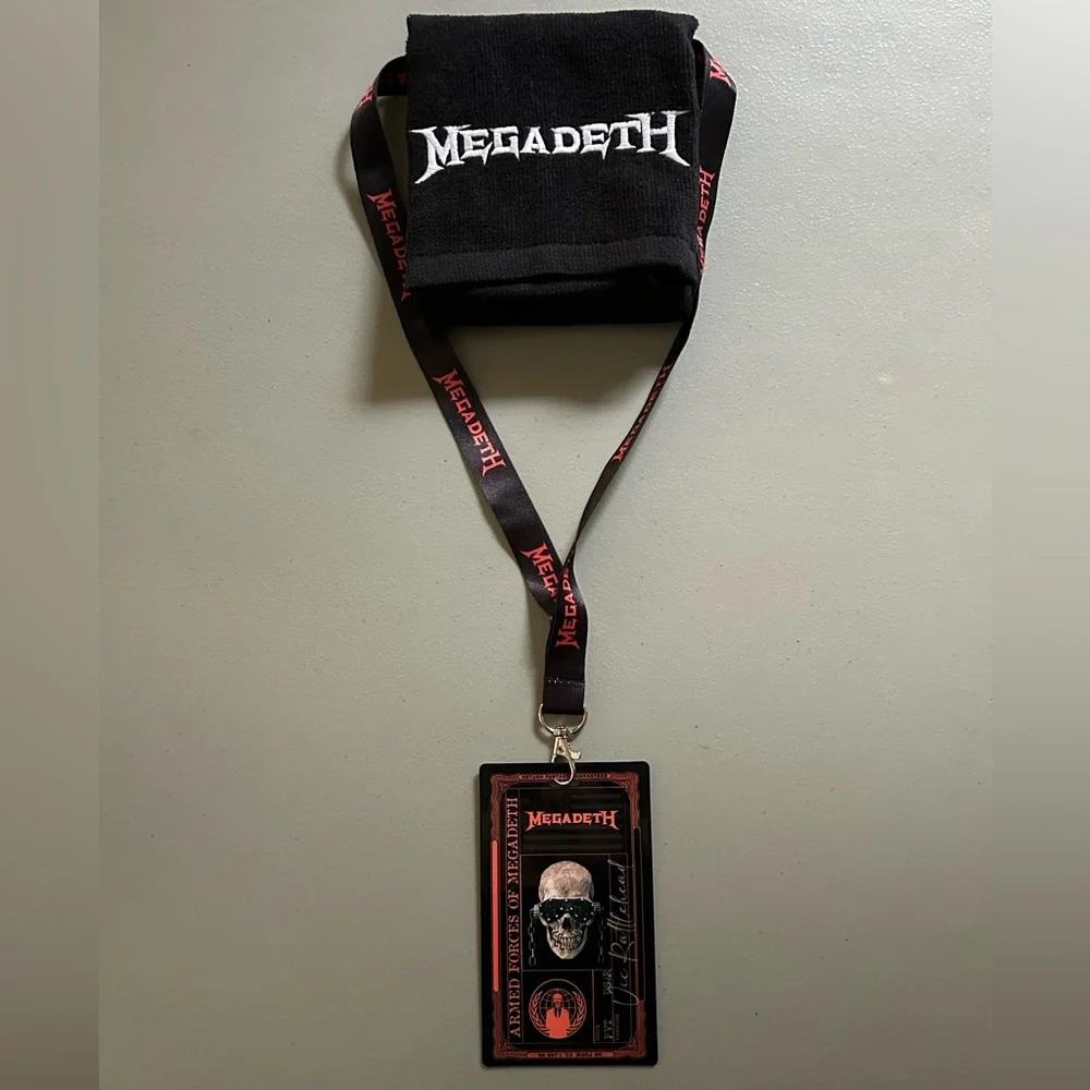 NEW!! Megadeth “Destroy All Enemies”Tour Limited Edition VIP Laminate Bundle